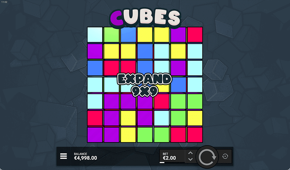 Графика слота Cubes