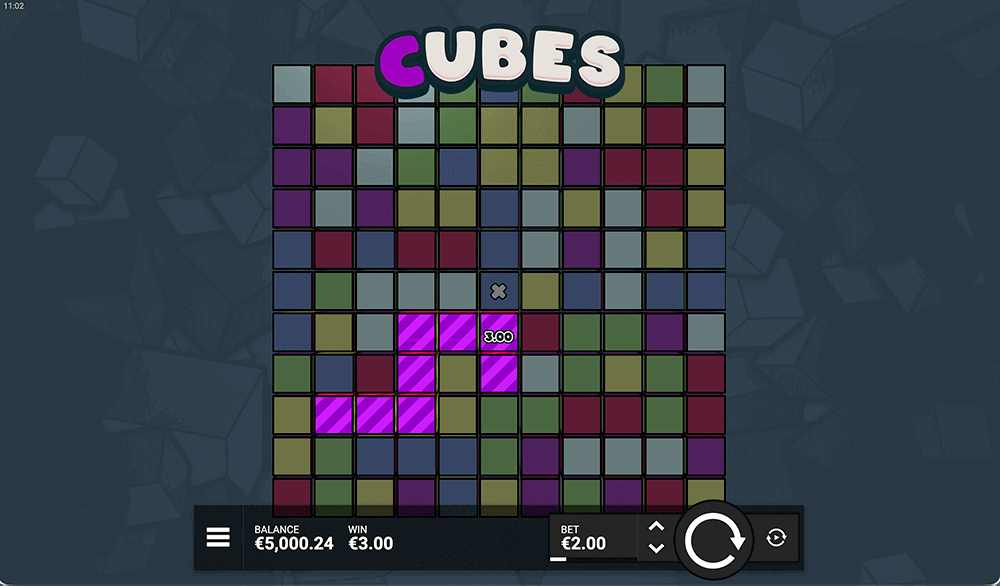 Выигрыш в Cubes